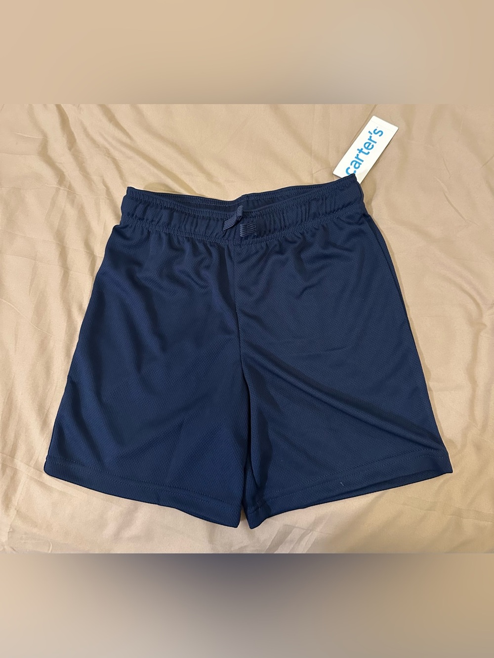 Carter's Navy Blue Athletic Mesh Shorts Size 5T NWT